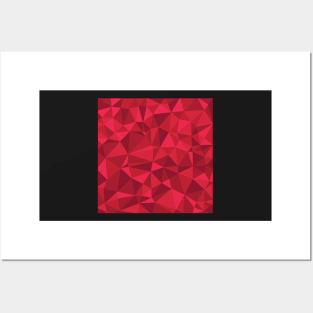 Red Triangles Posters and Art